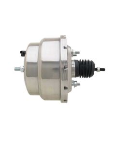 Chevy Power Brake Booster Kit, 8" Dual Diaphragm, Chrome, 1955-1957