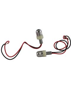 Chevy License Plate Lights & Fasteners, LED, 1955-1957