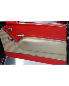 Chevy Preassembled Door Panels With Armrests Installed, BelAir 2-Door Hardtop, 1955