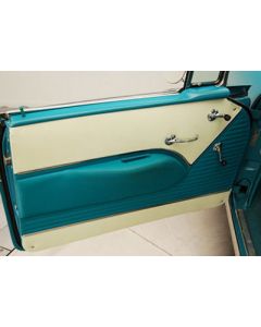 Chevy Preassembled Door Panels With Armrests Installed, BelAir Convertible, 1955