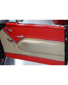 Chevy Preassembled Door Panels With Armrests Installed, BelAir 4-Door Station Wagon, 1955
