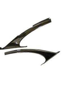 Chevy Dog Leg Stainless Moldings, 2-Door BelAir Hardtop, Used, 1955-1957