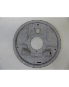 Chevy Rear Wheel Backing Plate, Left Side, Used, 1955-1957