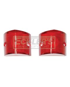 1956 Chevy Lenses Back Up Red