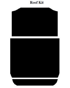 Chevy Insulation, QuietRide, AcoustiShield, Roof Kit, Nomad, 1955