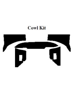 Chevy Insulation, QuietRide, AcoustiShield, Cowl/Dash Kit, Coupe, 1955