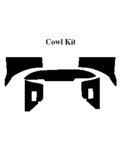 Chevy Insulation, QuietRide, AcoustiShield, Cowl/Dash Kit, 4 Door Sedan, 1955