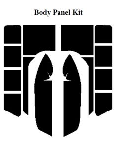 Chevy Insulation, QuietRide, AcoustiShield, Body Panel Kit,Sedan Delivery, 1955