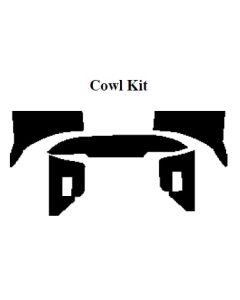 Chevy Insulation, QuietRide, AcoustiShield, Cowl/Dash Kit, Sedan Delivery, 1955