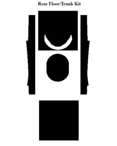 Chevy Insulation, QuietRide, AcoustiShield, Trunk Kit, Nomad, 1955