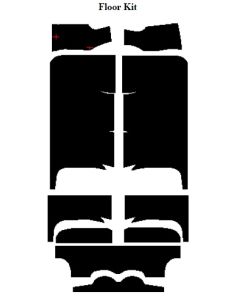 Chevy Insulation, QuietRide, AcoustiShield, Floor Kit, Sedan Delivery, 1955