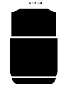 Chevy Insulation, QuietRide, AcoustiShield, Roof Kit, SedanDelivery, 1955