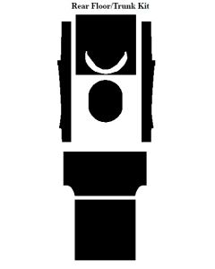 Chevy Insulation, QuietRide, AcoustiShield, Trunk Kit, Sedan Delivery, 1955