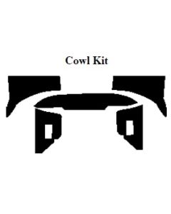 Chevy Insulation, QuietRide, AcoustiShield, Cowl/Dash Kit, Station Wagon, 1955