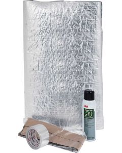 Chevy Insulation, QuietRide, AcoustiShield, Trunk Kit, Station Wagon, 1955