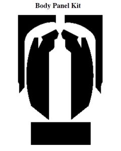 Chevy Insulation, QuietRide, AcoustiShield, Body Panel Kit,Station Wagon, 1955