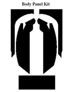 Chevy Insulation, QuietRide, AcoustiShield, Body Panel Kit,Station Wagon, 1956