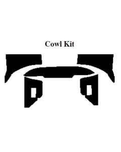 Chevy Insulation, QuietRide, AcoustiShield, Cowl/Dash Kit, Station Wagon, 1956