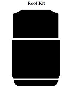 Chevy Insulation, QuietRide, AcoustiShield, Roof Kit, Station Wagon, 1956