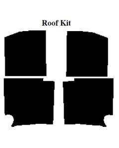 Chevy Insulation, QuietRide, AcoustiShield, Roof Kit, Coupe, 1957