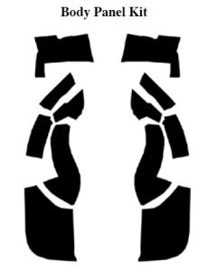 Chevy Insulation, QuietRide, AcoustiShield, Body Panel Kit,Convertible, 1957