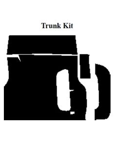 Chevy Insulation, QuietRide, AcoustiShield, Trunk Kit, Convertible, 1957
