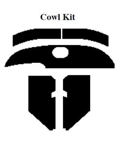 Chevy Insulation, QuietRide, AcoustiShield, Cowl/Dash Kit, Nomad, 1957