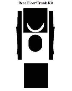 Chevy Insulation, QuietRide, AcoustiShield, Trunk Kit, Nomad, 1957