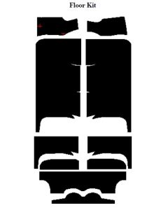 Chevy Insulation, QuietRide, AcoustiShield, Floor Kit, Sedan Delivery, 1957