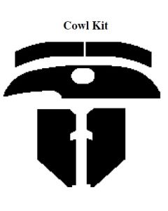 Chevy Insulation, QuietRide, AcoustiShield, Cowl/Dash Kit, 4 Door Sedan, 1957