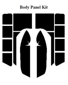 Chevy Insulation, QuietRide, AcoustiShield, Body Panel Kit,Sedan Delivery, 1957