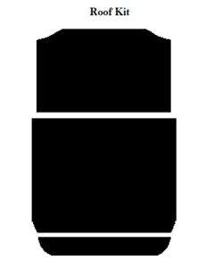 Chevy Insulation, QuietRide, AcoustiShield, Roof Kit, SedanDelivery, 1957