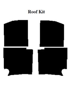 Chevy Insulation, QuietRide, AcoustiShield, Roof Kit, 4 Door Sedan, 1957