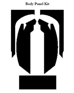 Chevy Insulation, QuietRide, AcoustiShield, Body Panel Kit,Station Wagon, 1957