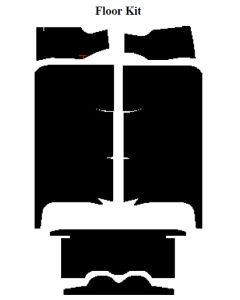 Chevy Insulation, QuietRide, AcoustiShield, Floor Kit, Station Wagon, 1957