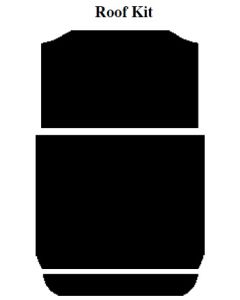 Chevy Insulation, QuietRide, AcoustiShield, Roof Kit, Station Wagon, 1957