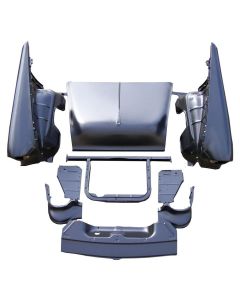 Chevy Front End Sheet Metal Kit, Complete, V-8 Engine, 1955