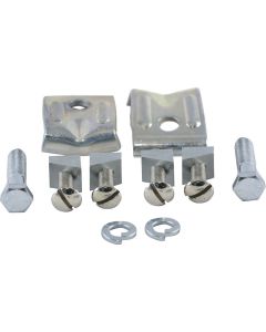 Chevy Hardware Mount Kit, Rear Bumper, Accessory Guard, 1956