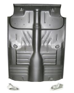 Chevy Floor Pan, One Piece With Braces, 4 Door Hardtop, 1956-1957