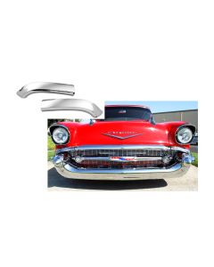 Hood Bar Extensions Only, Improved Design, 1957