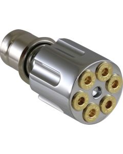 Chevy Replacement Cigarette Lighter, Gun Cylinder, Chrome, 1955-1957