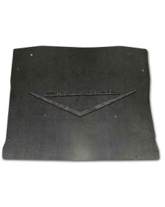 Chevy Under Trunk Cover, Quietride, 3-D Molded, With Logo, 1957