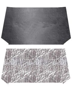 Chevy Under Hood Cover, Quietride AcoustiHOOD, 3-D Molded,No Logo, 1957