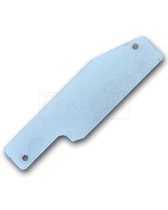 Chevy Wiper Motor Delete Plate, Stainless Steel, 1955-1957