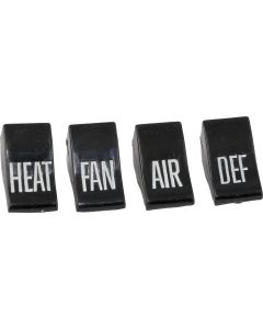 Classic Chevy Heater Control Knob, Black 1955-1956