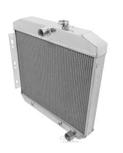 Champion 3-Row  Aluminum Radiator, 6-cylinder, 1955-1956