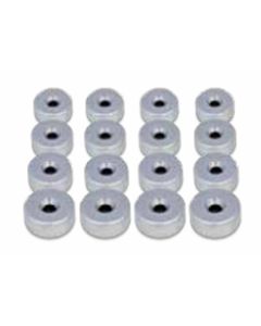 Chevy Body Mount Covers, Billet Aluminum, 16 Piece Set, Machined Finish, Eddie Motorsports, 1955-1957