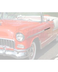 Chevy Front Door Molding, Bel Air, LH, Show, 1955