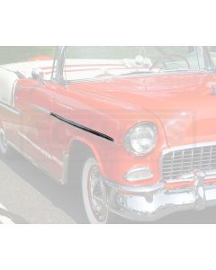 Chevy Front Fender Molding, Bel Air, Right, Show Quality, 1955
