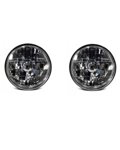 Headlight, 7 Inch Round White Diamond, 1955-1957